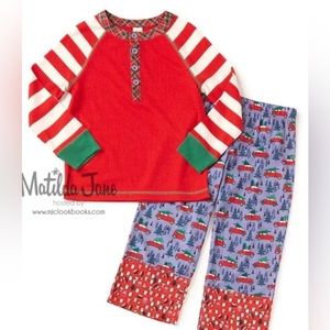 Size 6 NWT Matilda Jane Boys Bedtime Story Pajamas